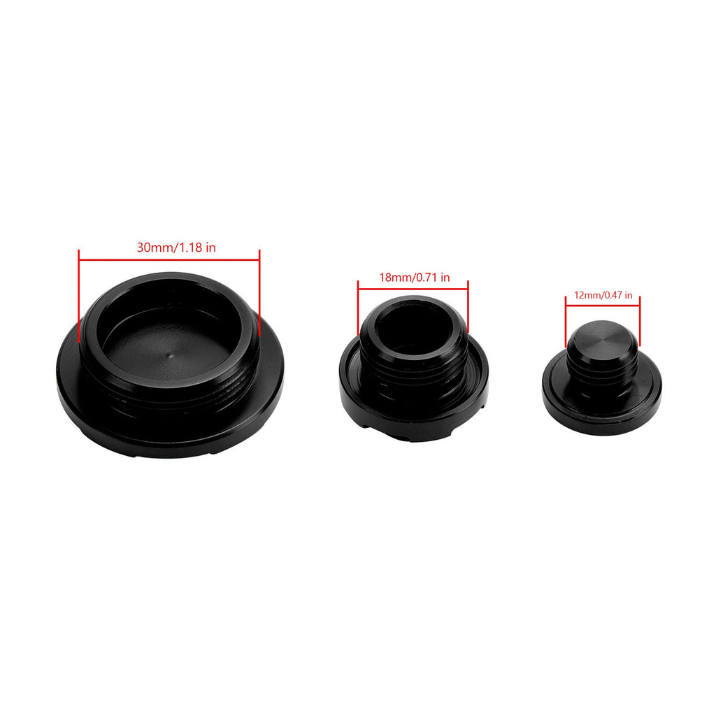 ALU Billet Engine Plug Kit For Kawasaki KX250 KX250F KX450 KX450F 2009-2020