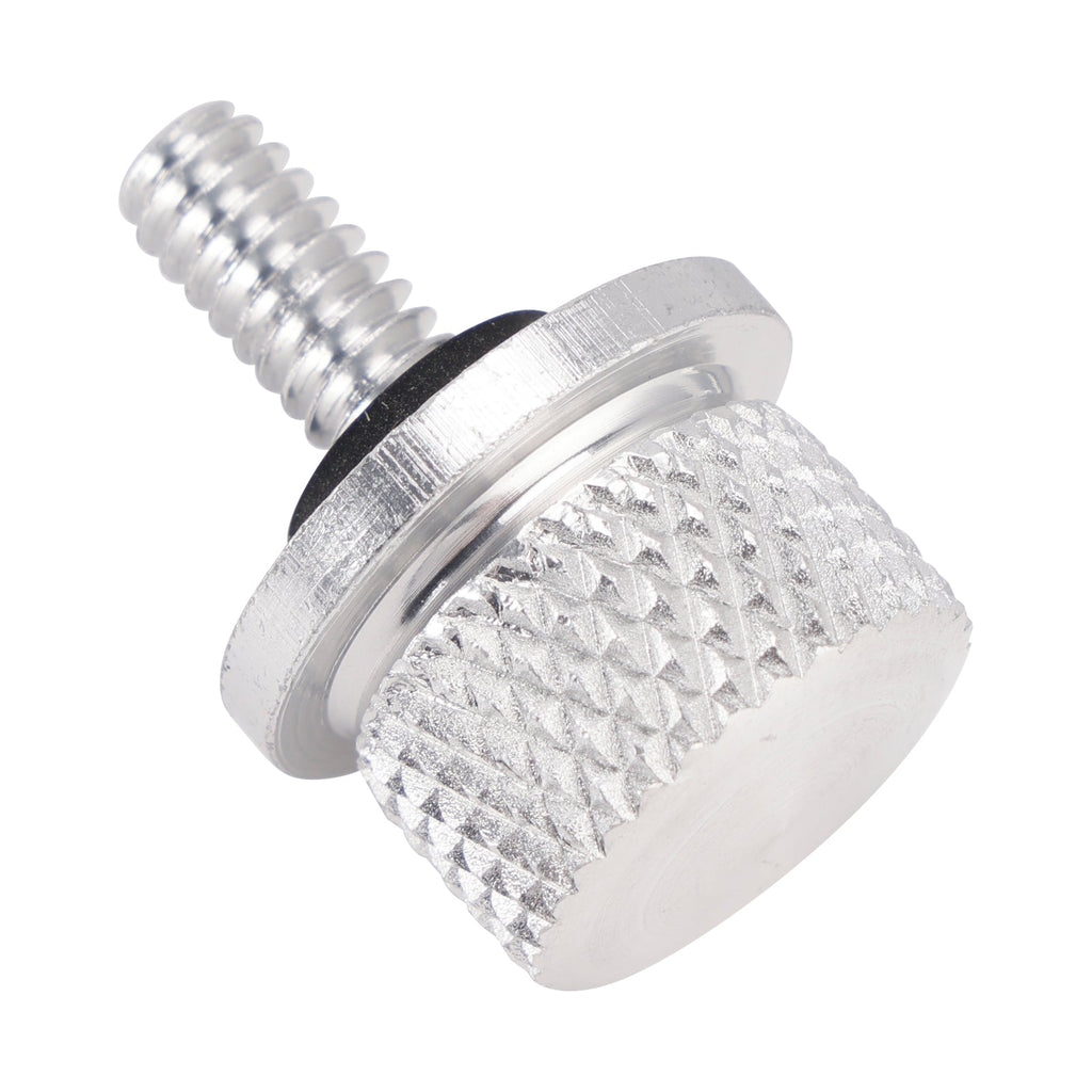 1/4"-20 Silver Seat Bolt Screw Plate Release Kit For Touring Softail Dyna 96-23