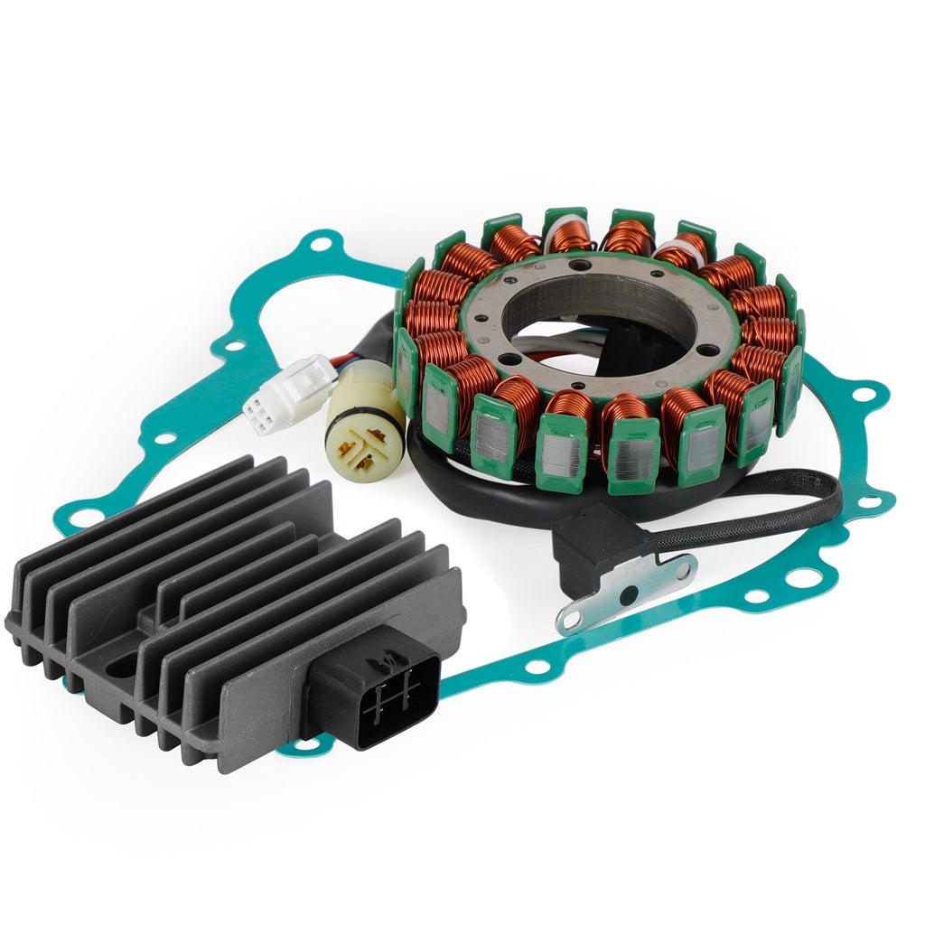 Magneto Stator+Voltage Rectifier+Gasket For Yamaha YFM450 YFM450FWAD Kodiak 450 EPS 2012-2014