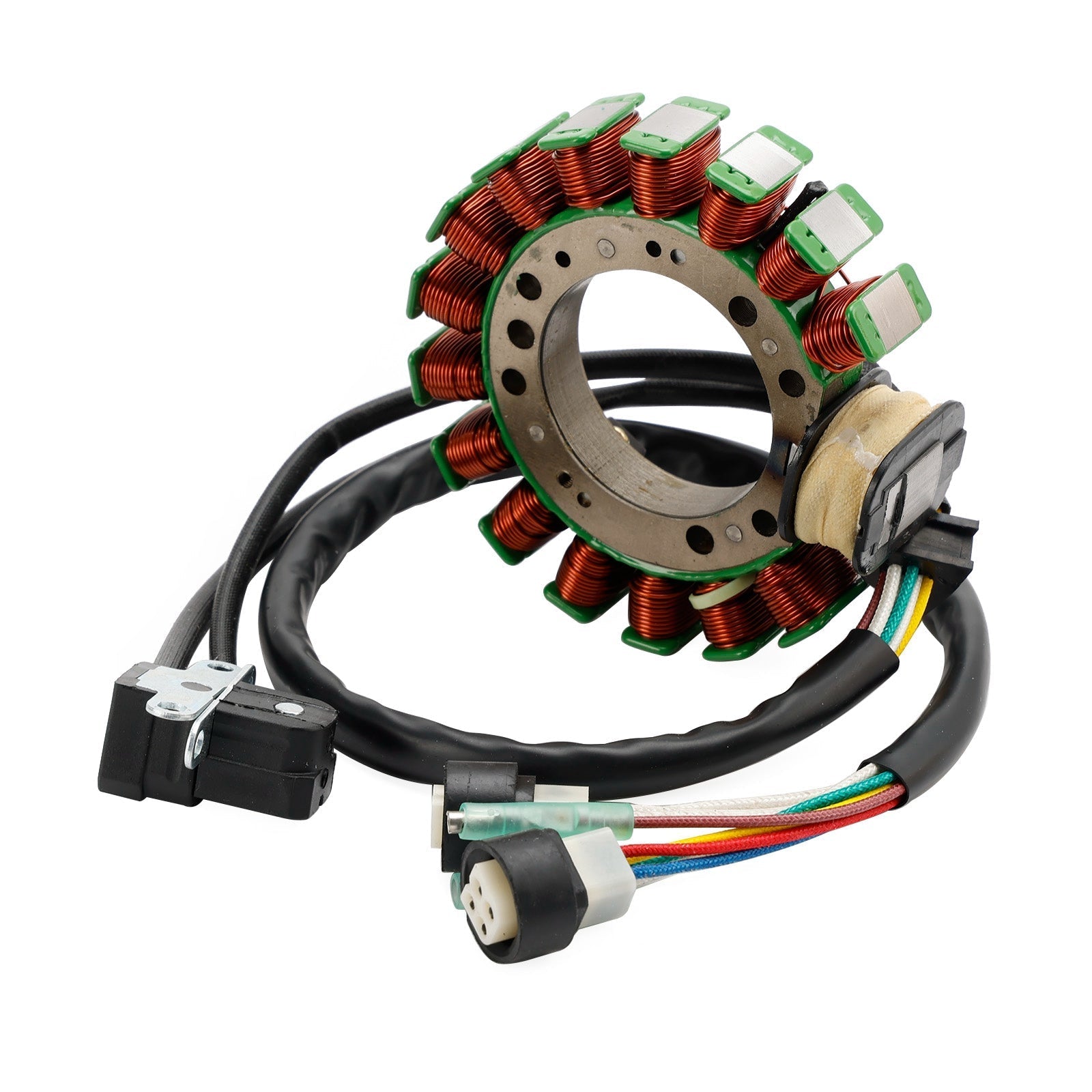 Magneto Generator Stator for Yamaha YFM350ER Moto-4 350 1987-1989,YFP350U Terra Pro 1988,YFM350FW Big Bear 350 4x4 1987-1989,YFM350FW Big Bear 350 2x2 1988,YFM350X Warrior 350 1987-1989