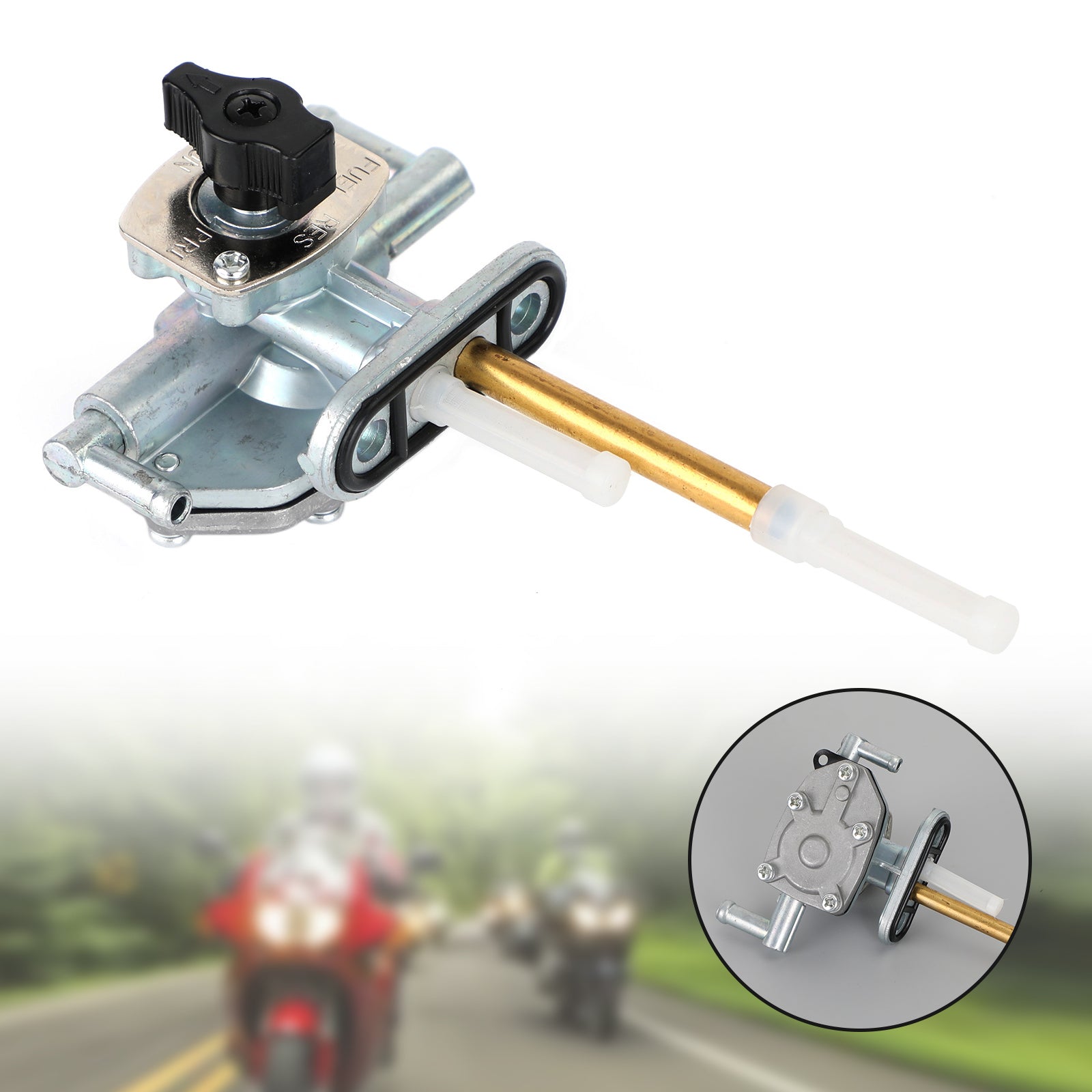 Gas Tank Fuel Cock Valve Petcock for Suzuki LTF400 LT-F400 Eiger 2003-2007