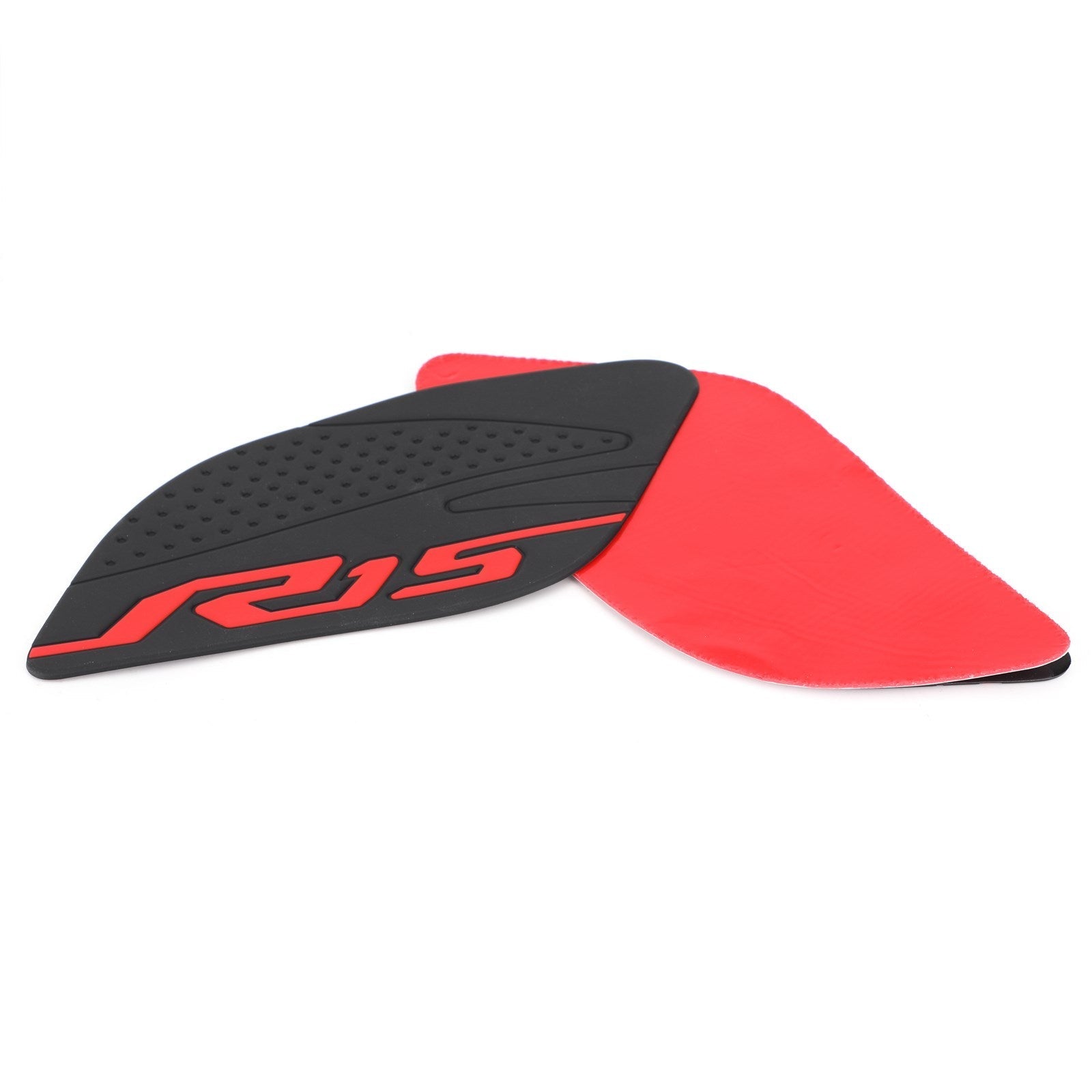 Pair Tank Protector Side Tankpad Fit For Yamaha R15 V3 2017-2020 Rubber Black
