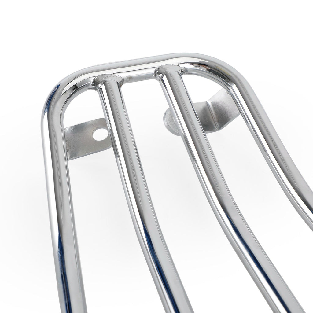 CHROME FLOOR BOARD LUGGAGE CARRY SUPPORT RACK FOR VESPA PRIMAVERA SPRINT 125 150