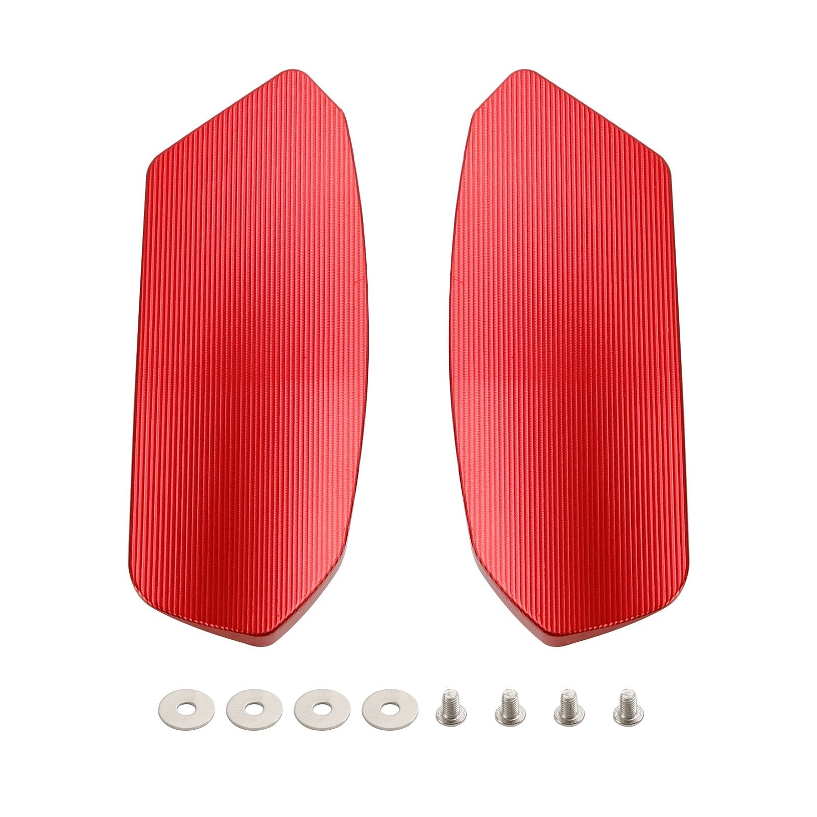 CNC mirror delete blanking block off plates fits Suzuki GSX-R 1000 2017-2024