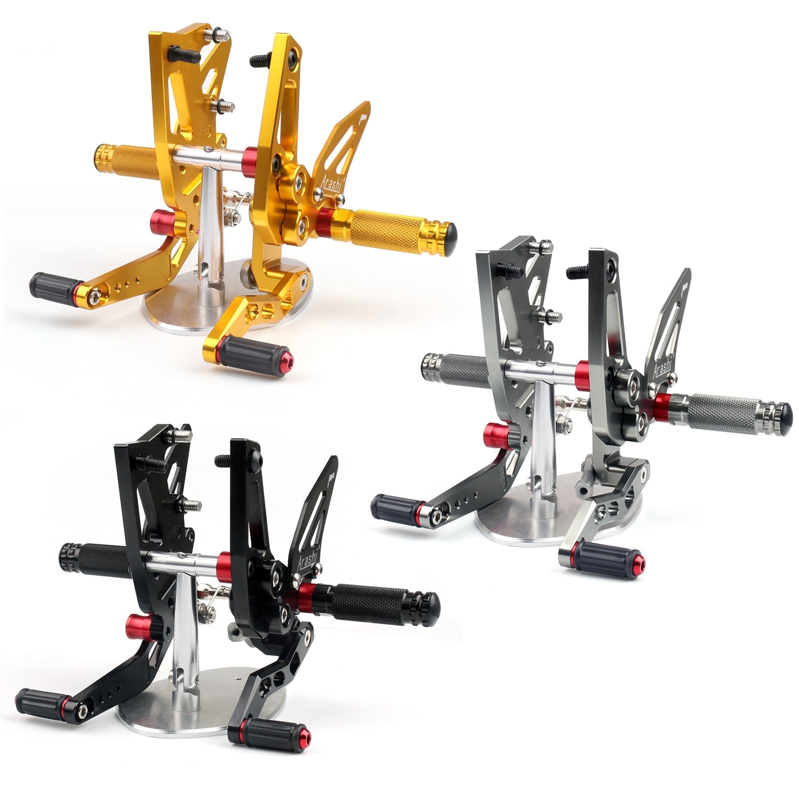 CNC Adjustable Rearsets Footpeg Fit 2011-2015 Triumph Speed Triple 1050 EFI
