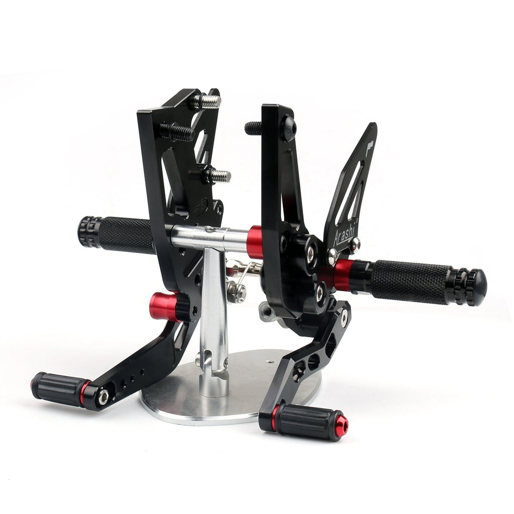 CNC Adjustable Rearsets Footpeg Fit 2011-2015 Triumph Speed Triple 1050 EFI