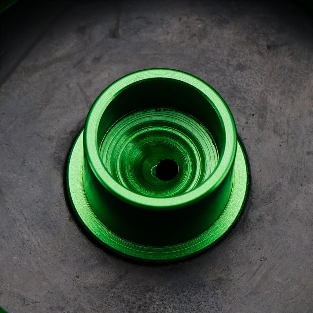 Aluminum Fuel Tank Cap w/Vent Green For Kawasaki KX65 KX85 KX100 KX125 2000-2013