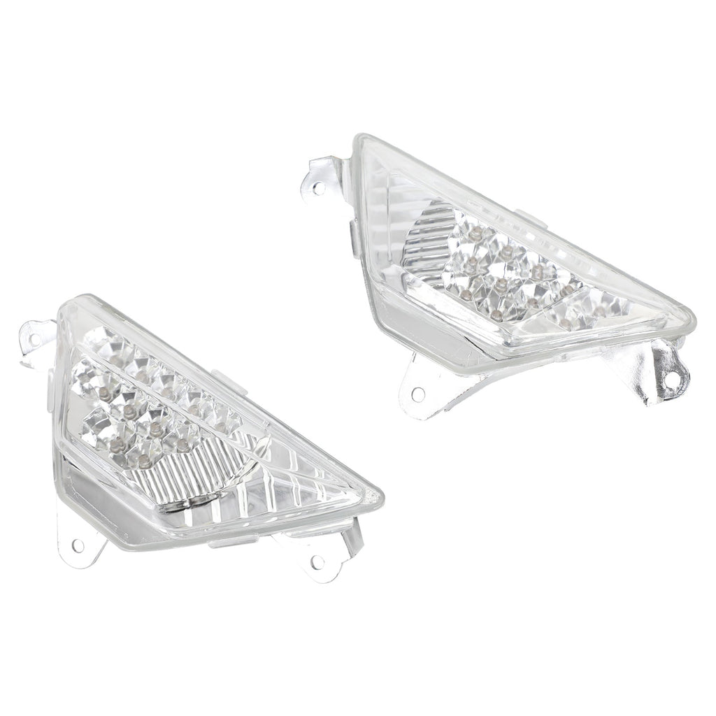 LED Front Turn Signal Light For KAWASAKI NINJA 250 300 400 650 1000 ZX6R Smoke