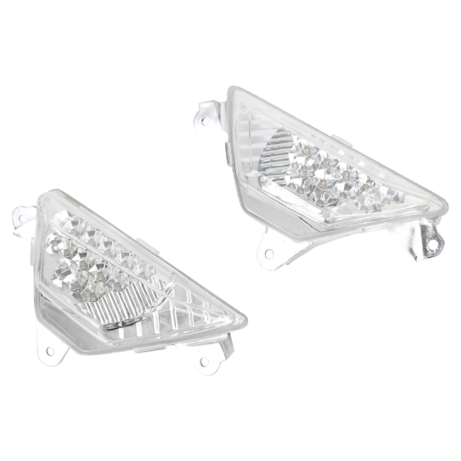 LED Front Turn Signal Light For KAWASAKI NINJA 250 300 400 650 1000 ZX6R Smoke