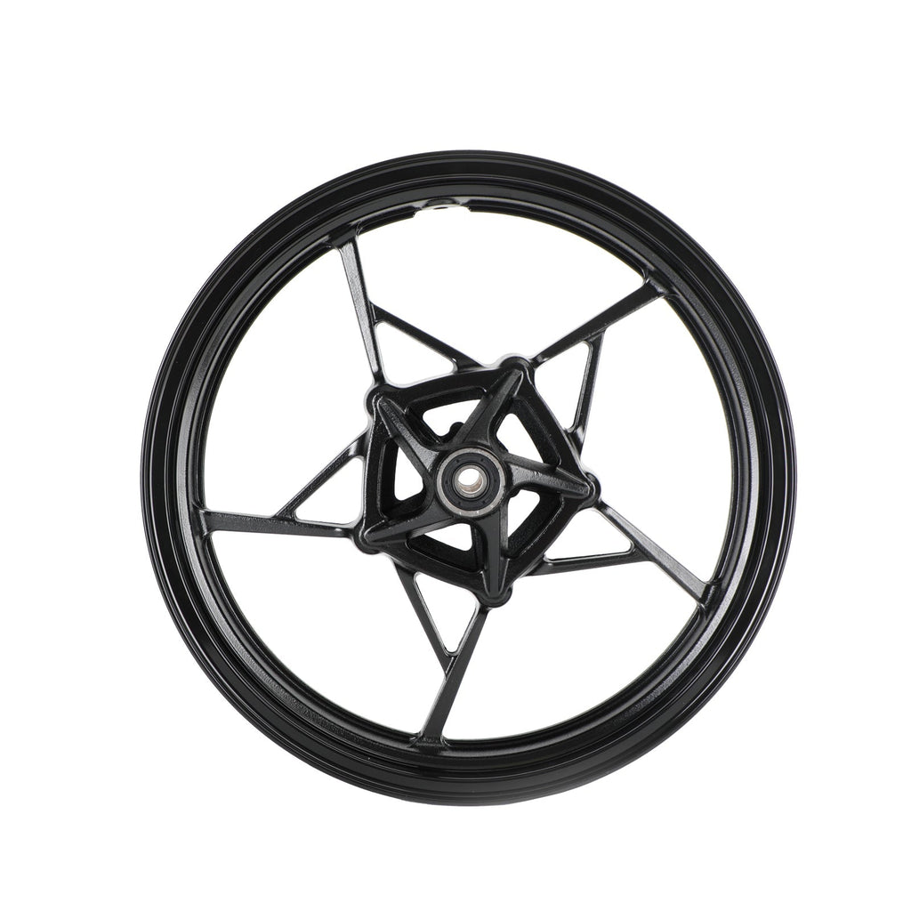 Glossy Black Front Wheel Rim For Kawasaki Z400 EX400 Ninja 400 ABS 2018-2022