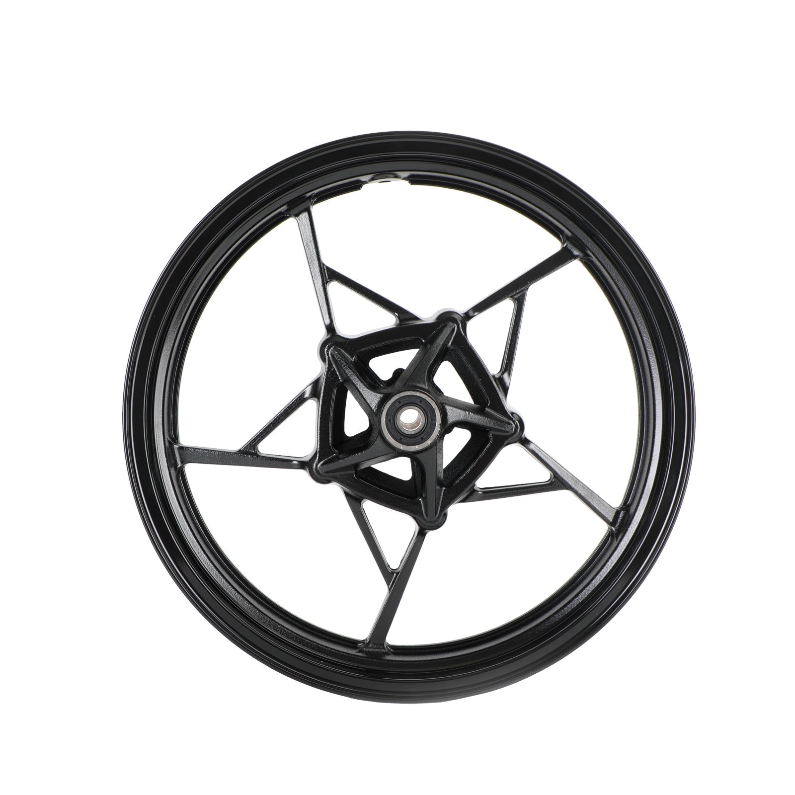 Glossy Black Front Wheel Rim For Kawasaki Z400 EX400 Ninja 400 ABS 2018-2022