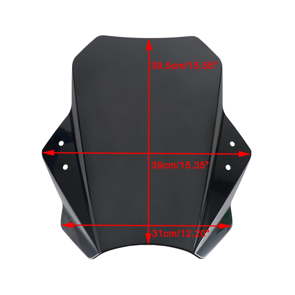Universal Motorcycle Adjustable Wind Screen Windshield 22MM 25MM 28MM Handlebar