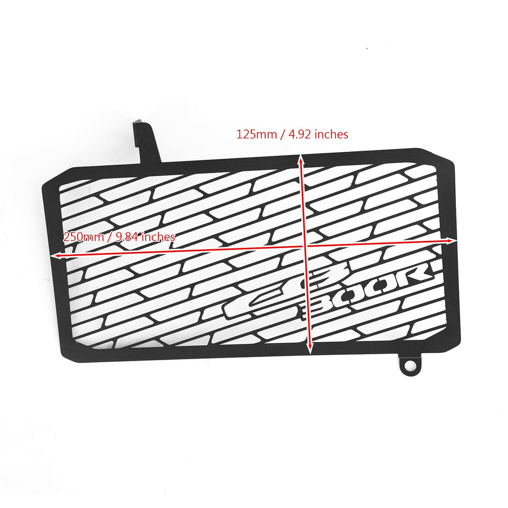 BLACK RADIATOR GUARD PROTECTOR COVER GRILLE Fit for Honda CB300R 2018-2020