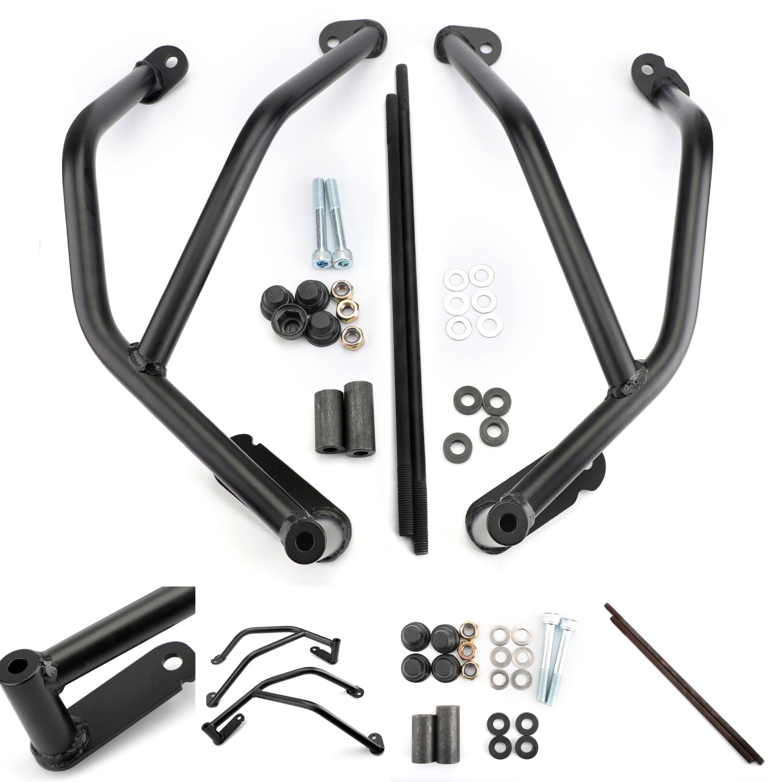Crash Bar Engine Frame Guard for Suzuki GSXR GSX-R 600 750 06-10 Matt Black
