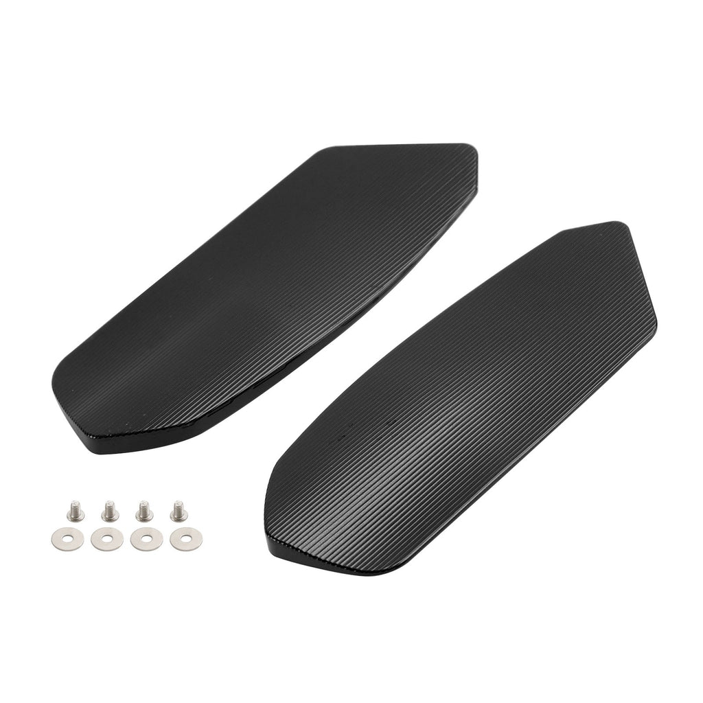 CNC mirror delete blanking block off plates fits Suzuki GSX-R 1000 2017-2024