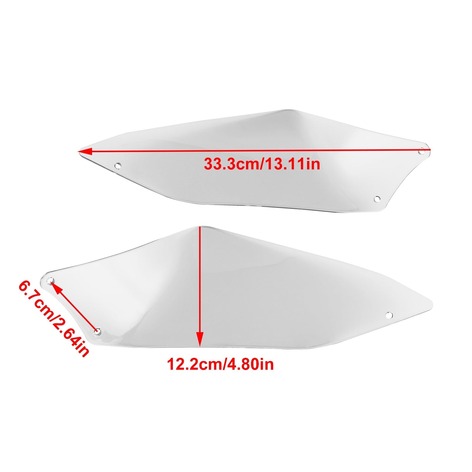 DUCATI Desert X 2022-2023 Motorcycle Deflector Side Top