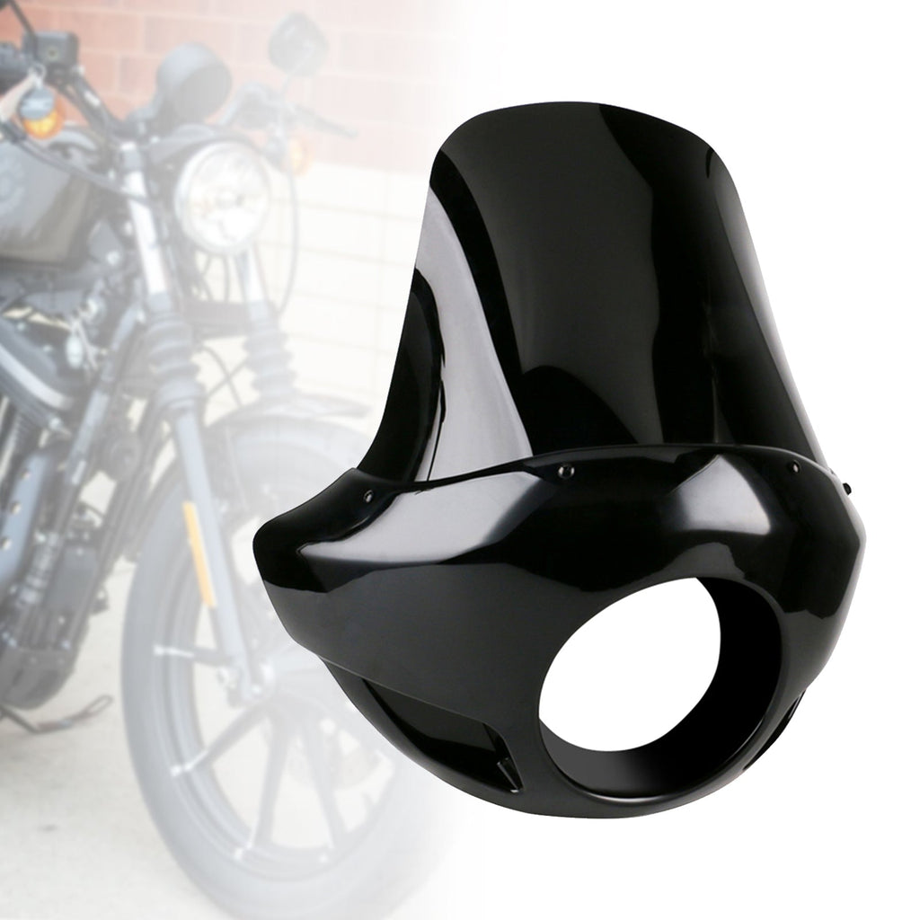 35mm-49mm Forks Most 5.75" Headlights Dyna Windshield Headlight Fairing