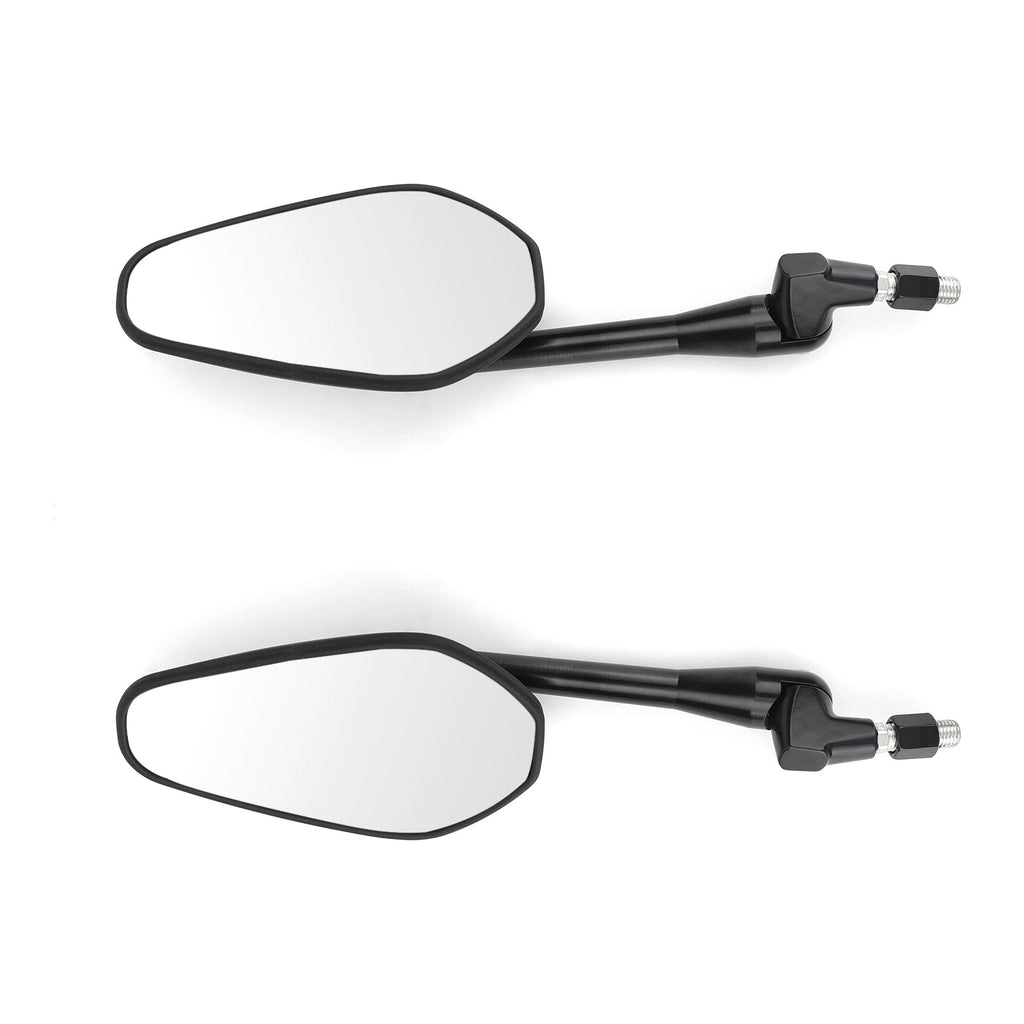 Pair M10 Rearview Mirror for Motorcycle Custom Cruiser Cafe Racer UNIVERSAL