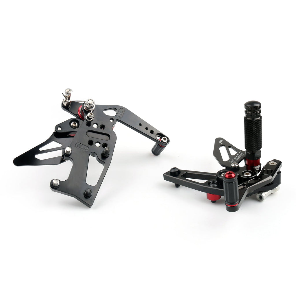 CNC Adjustable Rearsets Footpeg Fit 2011-2015 Triumph Speed Triple 1050 EFI