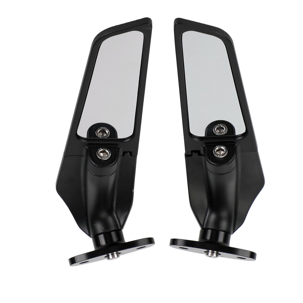 Swivel Wing Fin Rearview Mirrors For Honda CBR 250 500 600 900 929 954 1000 RR