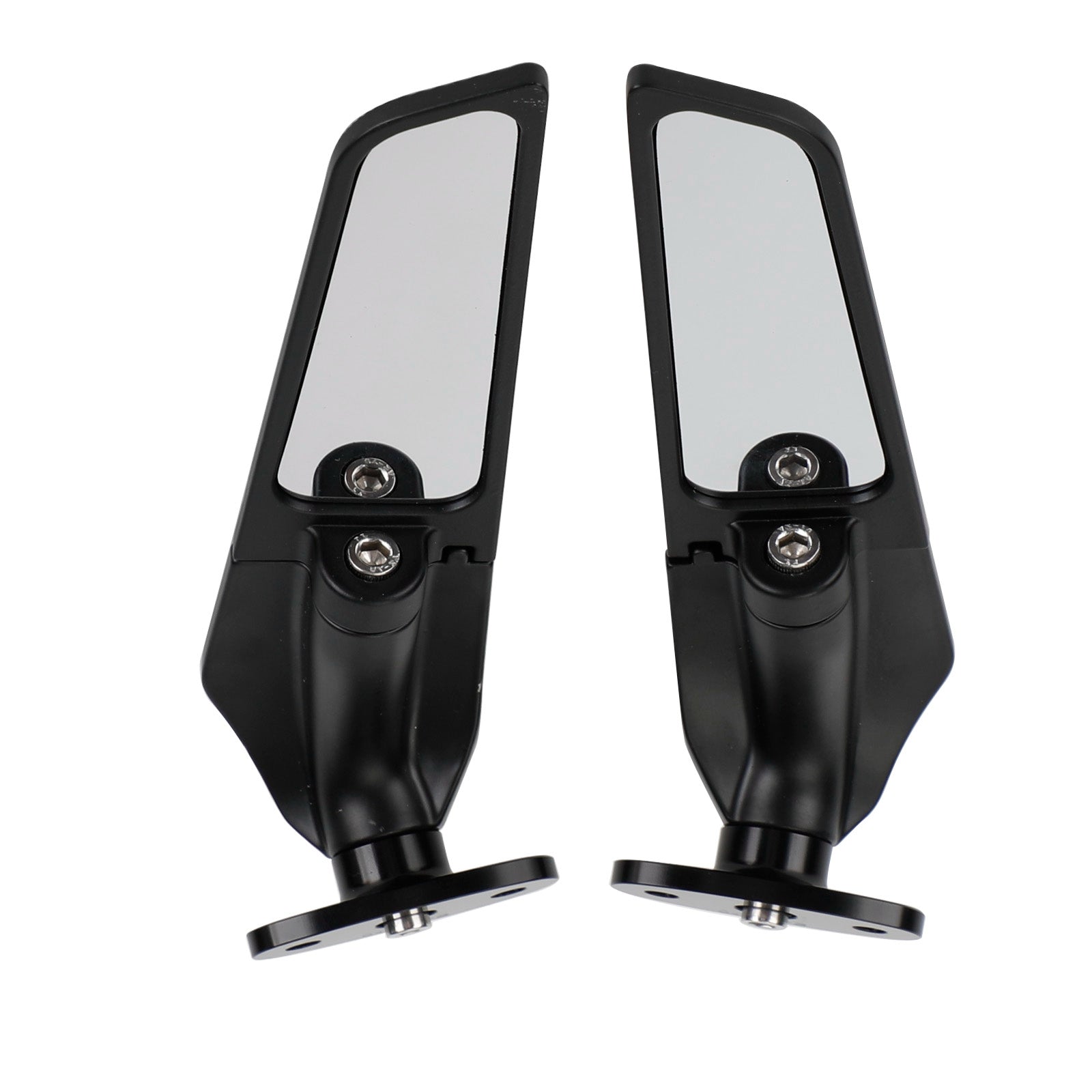 Swivel Wing Fin Rearview Mirrors For Honda CBR 250 500 600 900 929 954 1000 RR