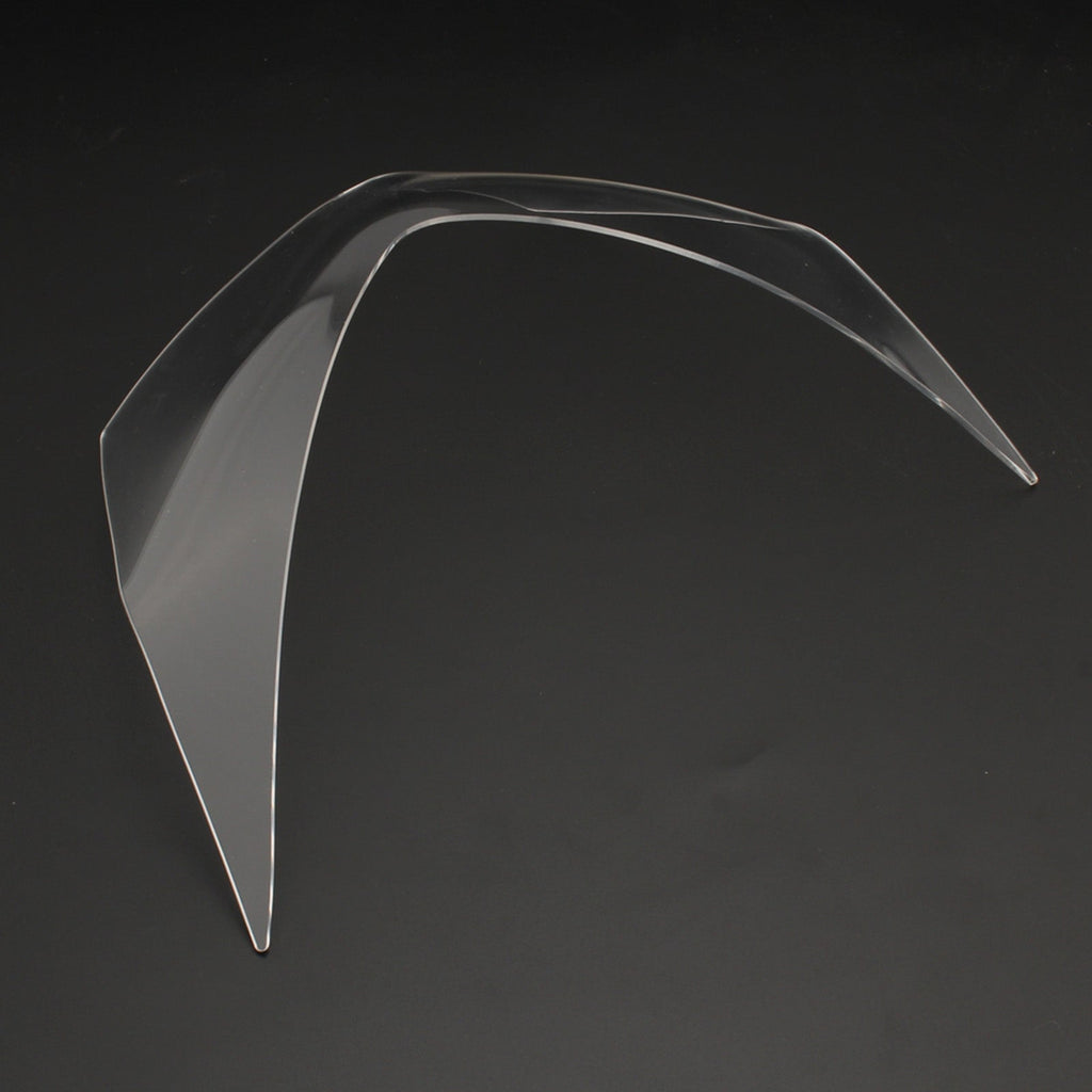 Front Headlight Lens Guard Protector Fit For Kawasaki Z250 Z300 Z800 13-16 Smoke