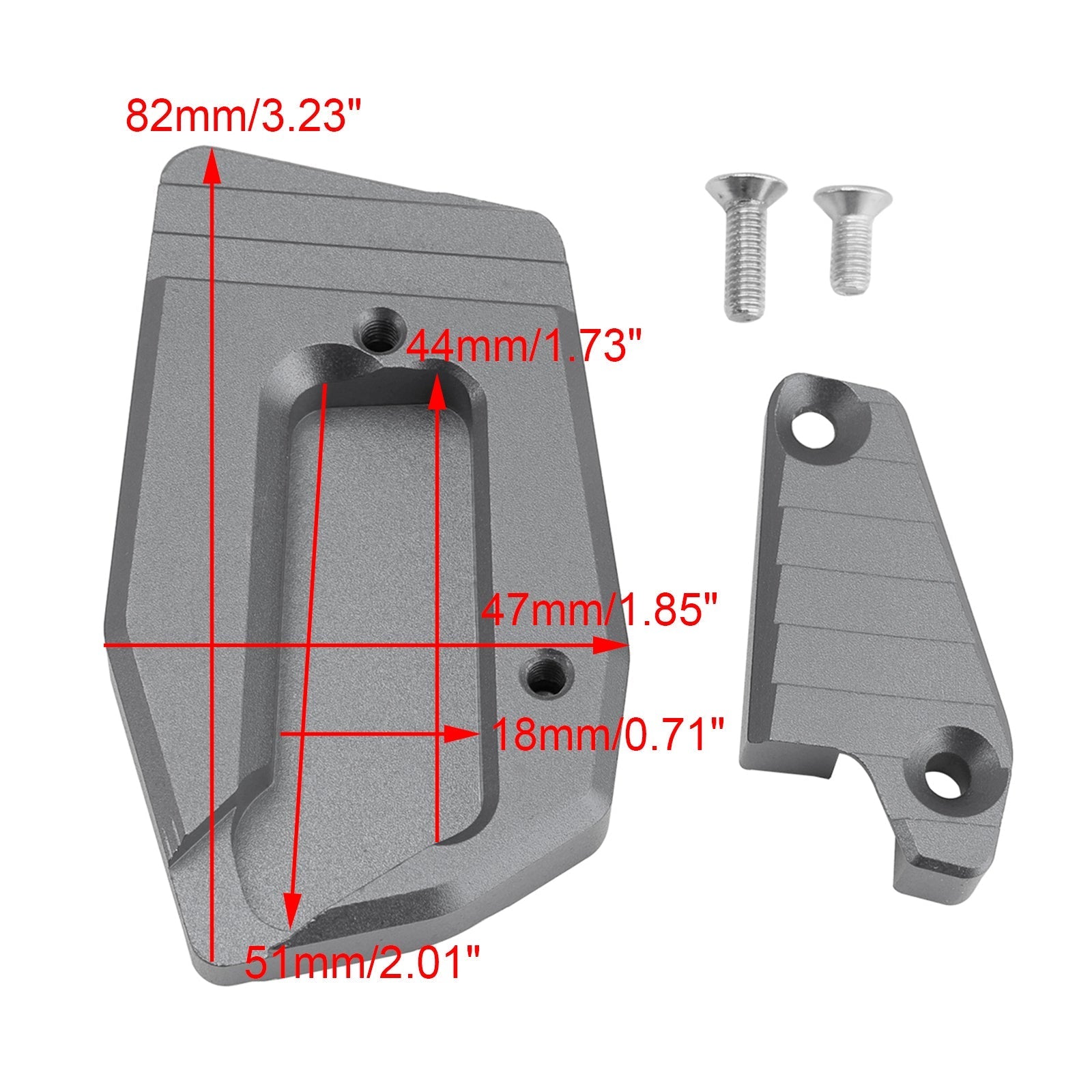 Extension Brake Foot Pedal Enlarger Pad fit for BMW BMW K1600B K1600GA 18-25