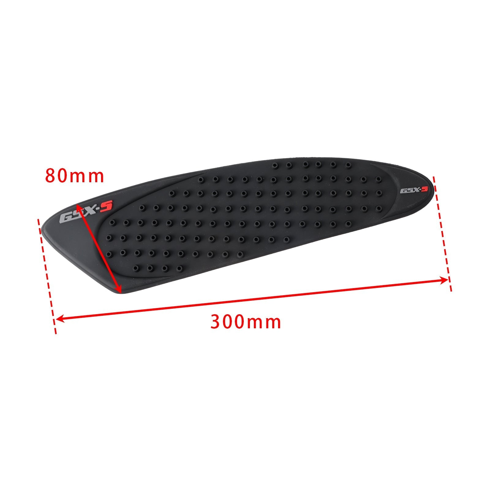 FUEL TANK KNEE PADS GRIPS RUBBER FOR SUZUKI GSXS 1000 / GSX-S 1000F 2016 - 2021