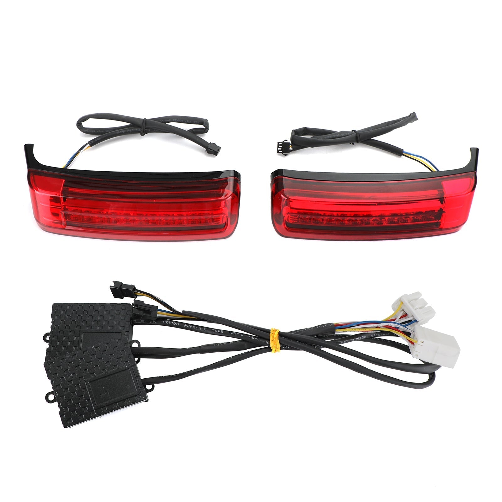 LED Saddlebag Saddle Bags Run Brake Turn Lamp Lights For Touring 1996-2013