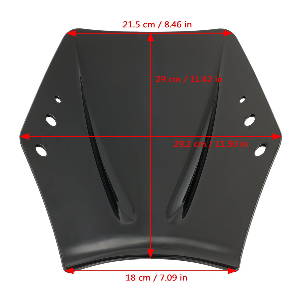 Windshield WindScreen Universal fits for Motorcycle with 22mm / 7/8" handlebar