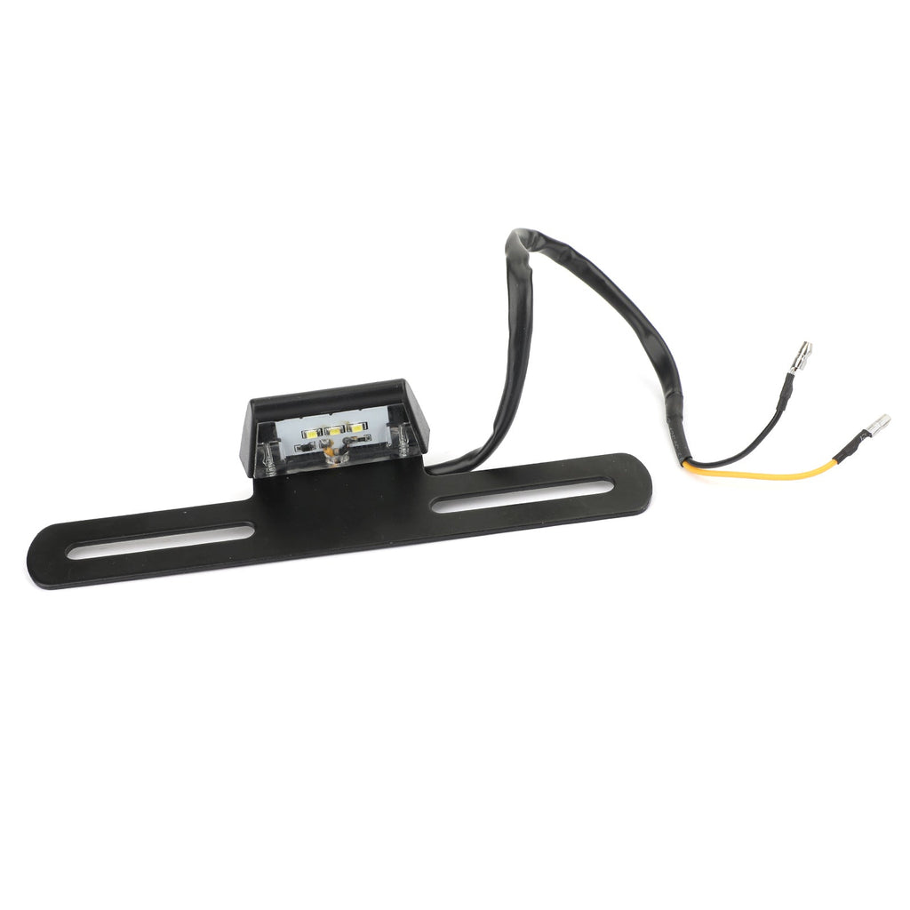 Universal Motorcycle License Plate Bracket w/ Light