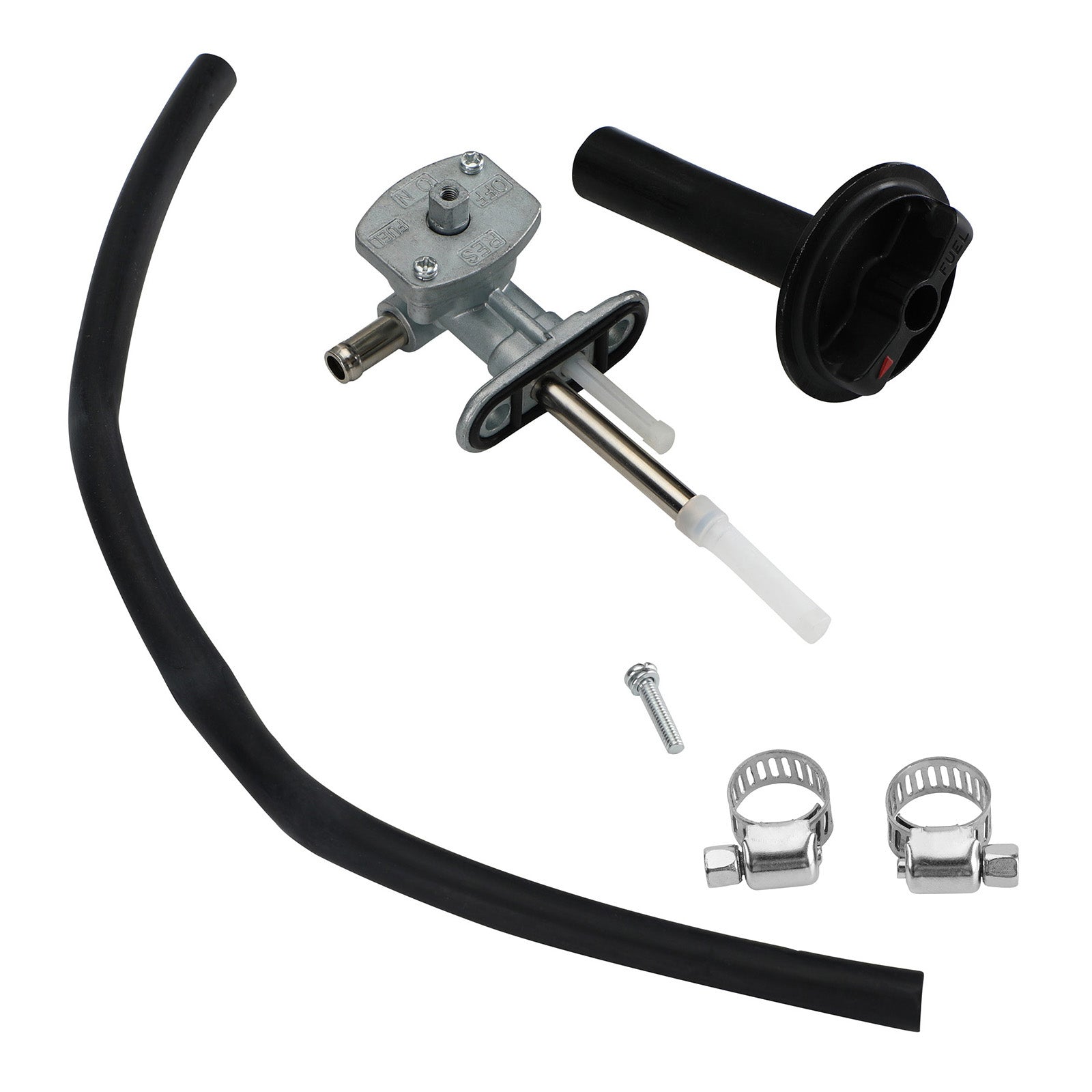 Fuel Valve Petcock & Lever Screw for Kawasaki Prairie 360 KVF360 2003-2013