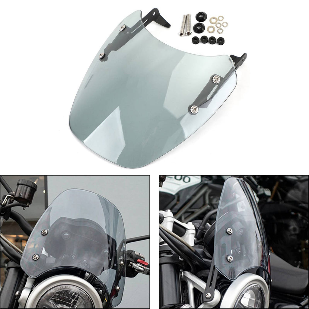 Motorcycle Windshield for Triumph SCRAMBLER 1200 2019-2021