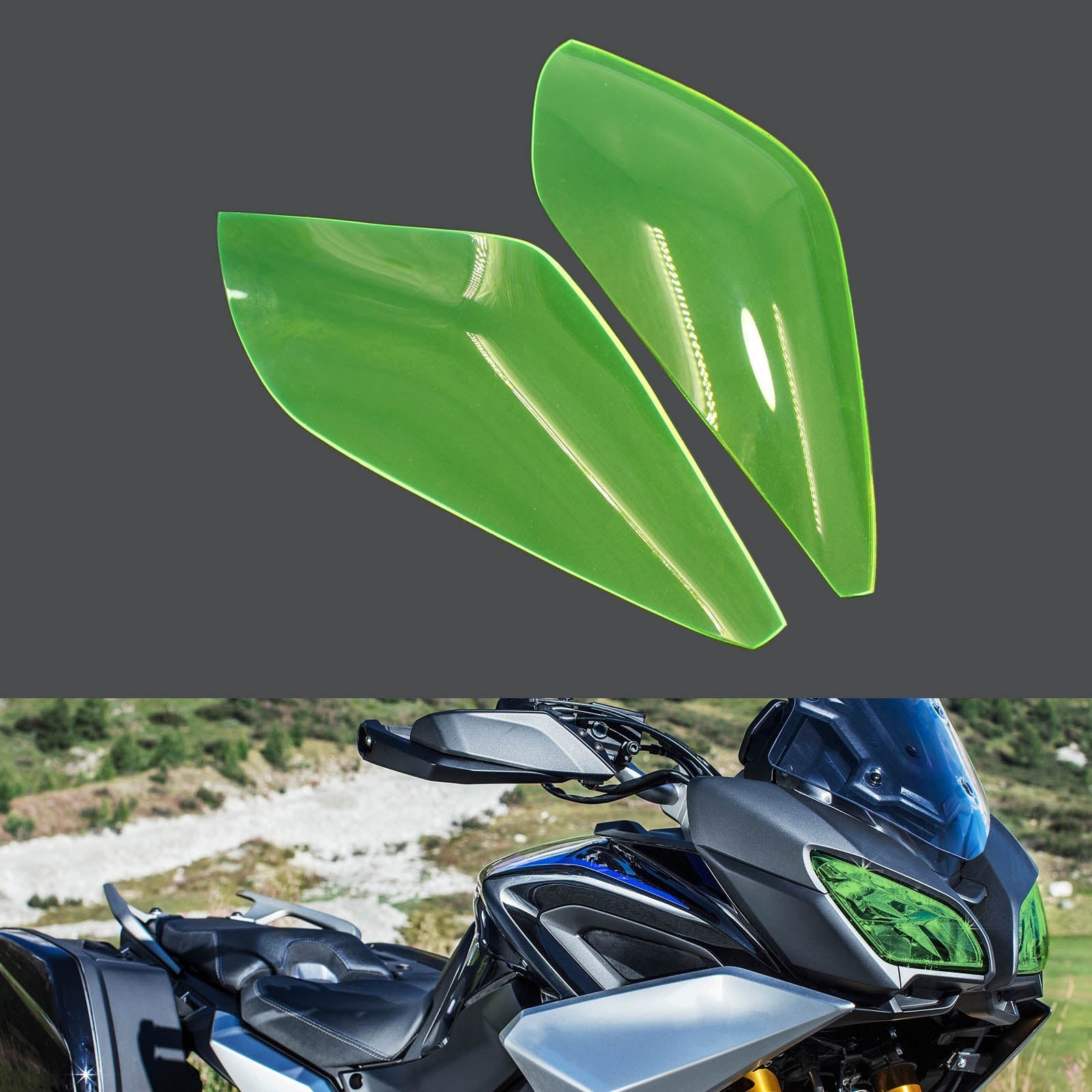 Front Headlight Lens Protection Fit For Yamaha Mt-09 Fj 09 Tracer 16-18? Smoke