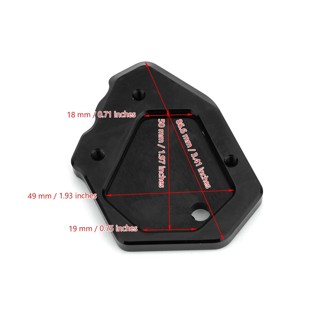 Kickstand Side Stand Extension Pad For Benelli Leoncino 500 BJ250 TNT25 BJ300