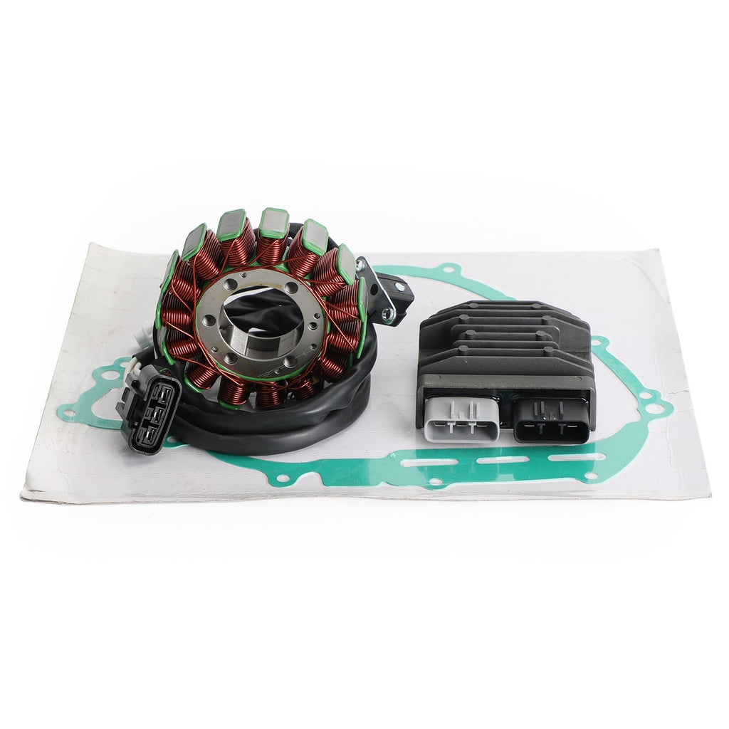Magneto Stator+Voltage Rectifier+Gasket For Yamaha 07-22 Grizzly 550/700 Kodiak