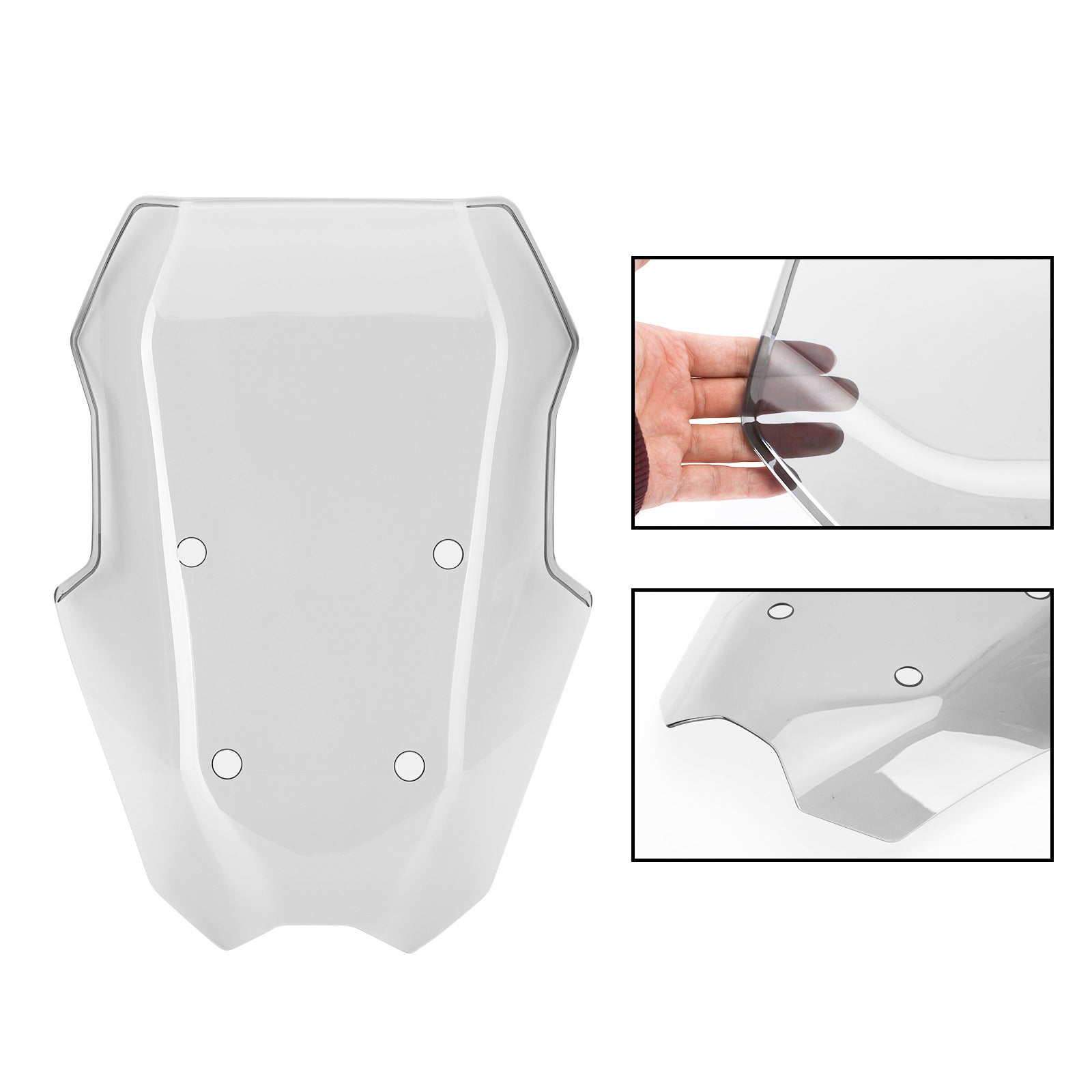 ABS Plastic Motorcycle Windshield WindScreen fit for BMW C400X 2018-2021