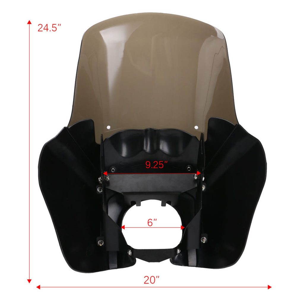 2006-2017 Dyna / 2000-2003 FXDXT T-Sport / 1987-1999 FXR Windshield Headlight Fairing Cover