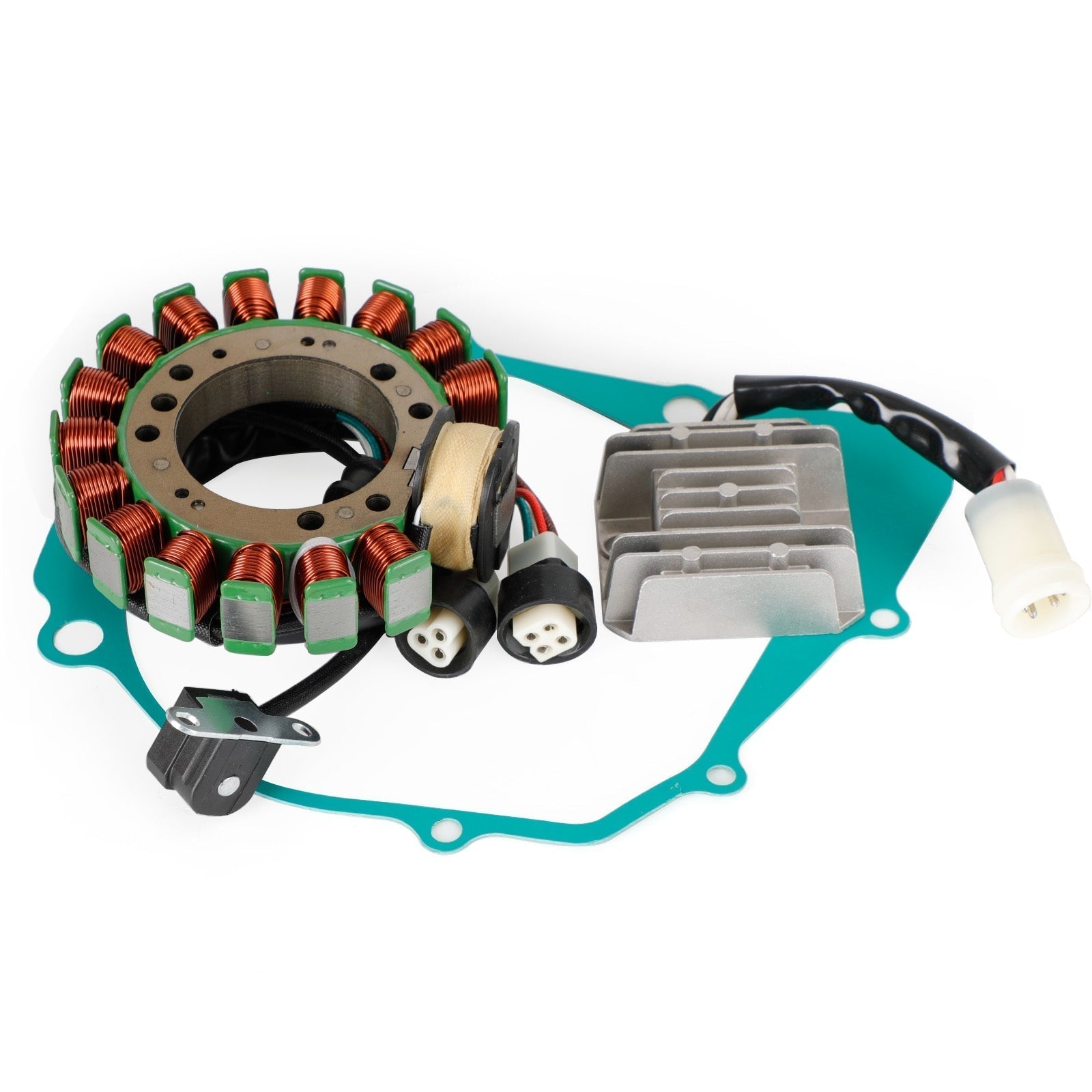 Regulator Rectifier Magneto Stator Gasket Kit For Yamaha YFM350ER Moto-4 90-94 Fedex Express
