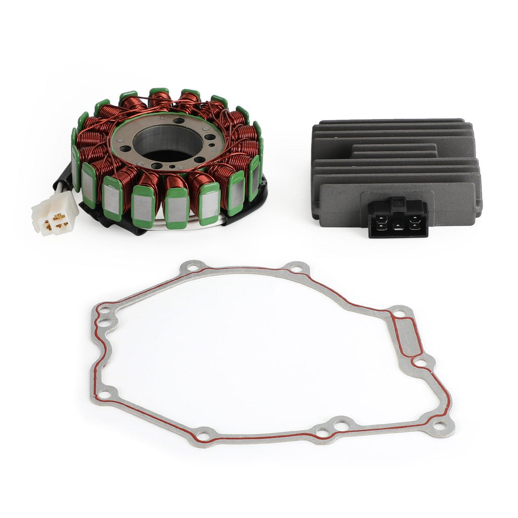 Yamaha YZF R6 YZF-R6 R6S 2003-2005 Magneto Stator+Voltage Rectifier+Gasket