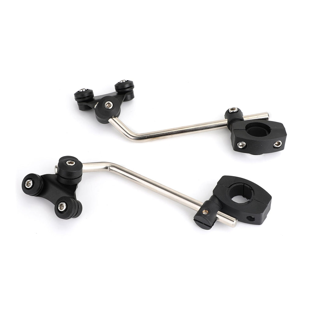 Universal Motorcycle 7/8'' 22mm Standard Handlebar Windshield Bracket Mount Clamp