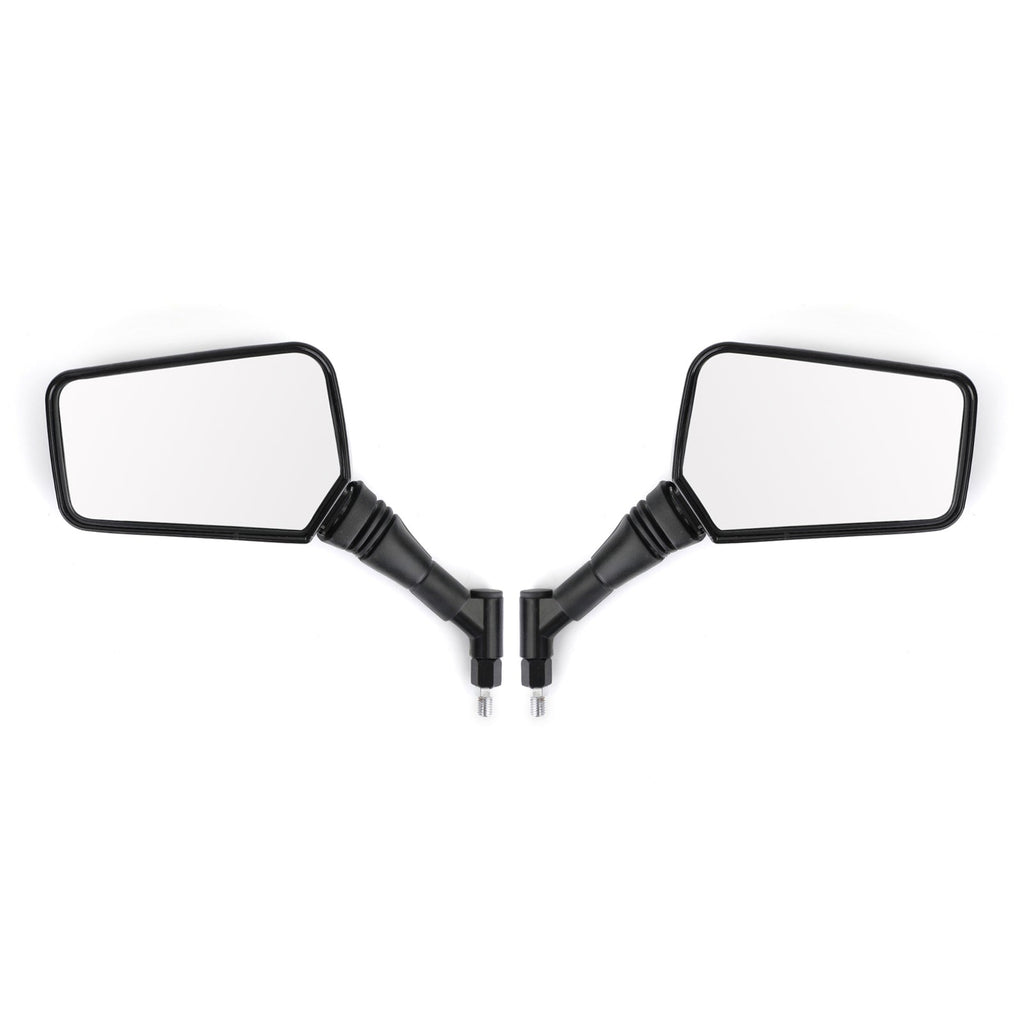 PAIR MIRRORS NEW Black Left Right Mirror 8MM 10MM For Motorcycle Motorbike