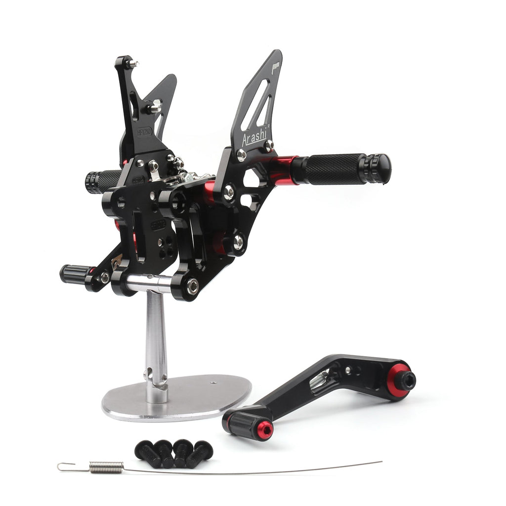 Rearsets Foot pegs Rear sets Footrest For Suzuki GSXR1000 GSXR 1000 17-23