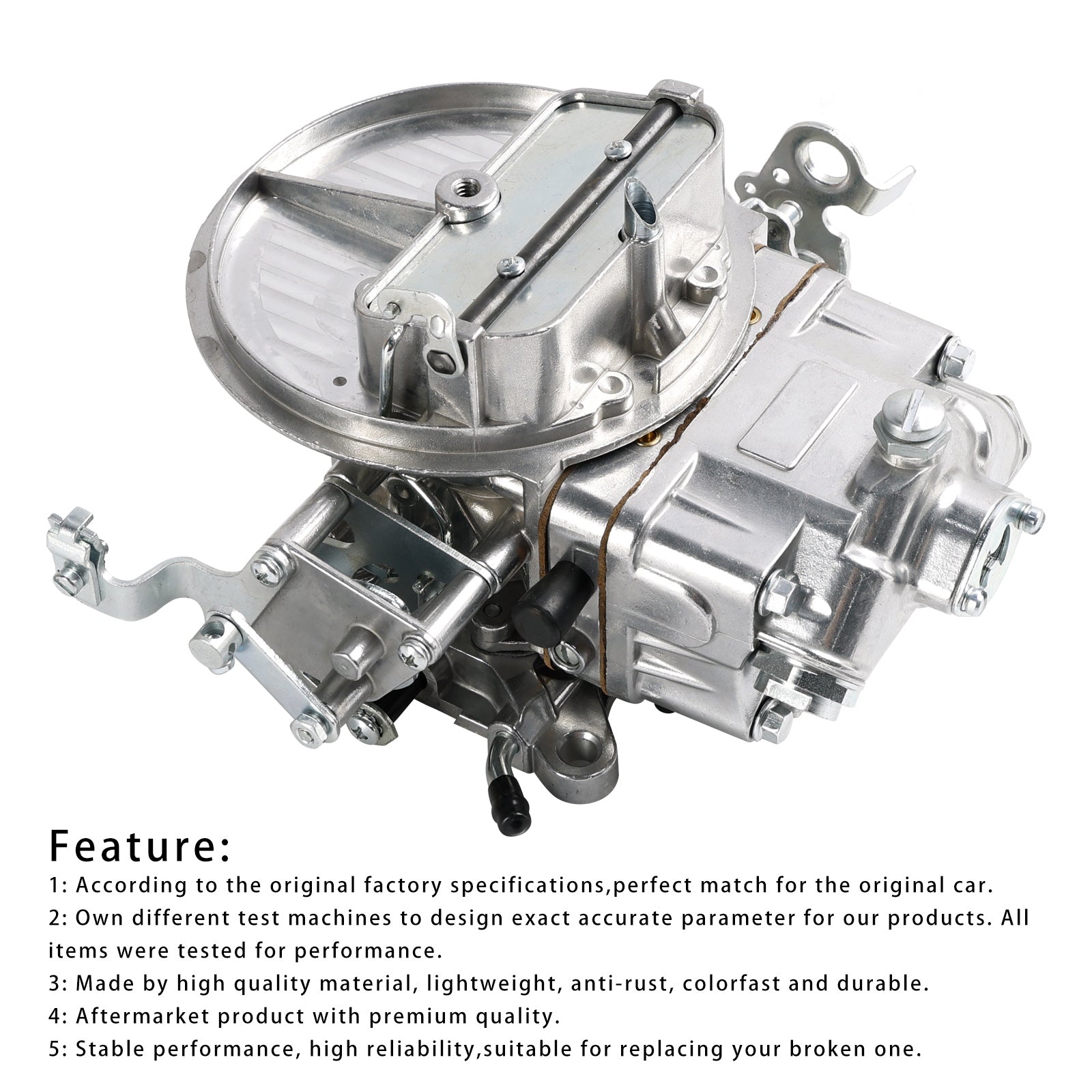 Holley FR-4412S 2BBL Carburetor - 500 CFM Manual Choke Replacement