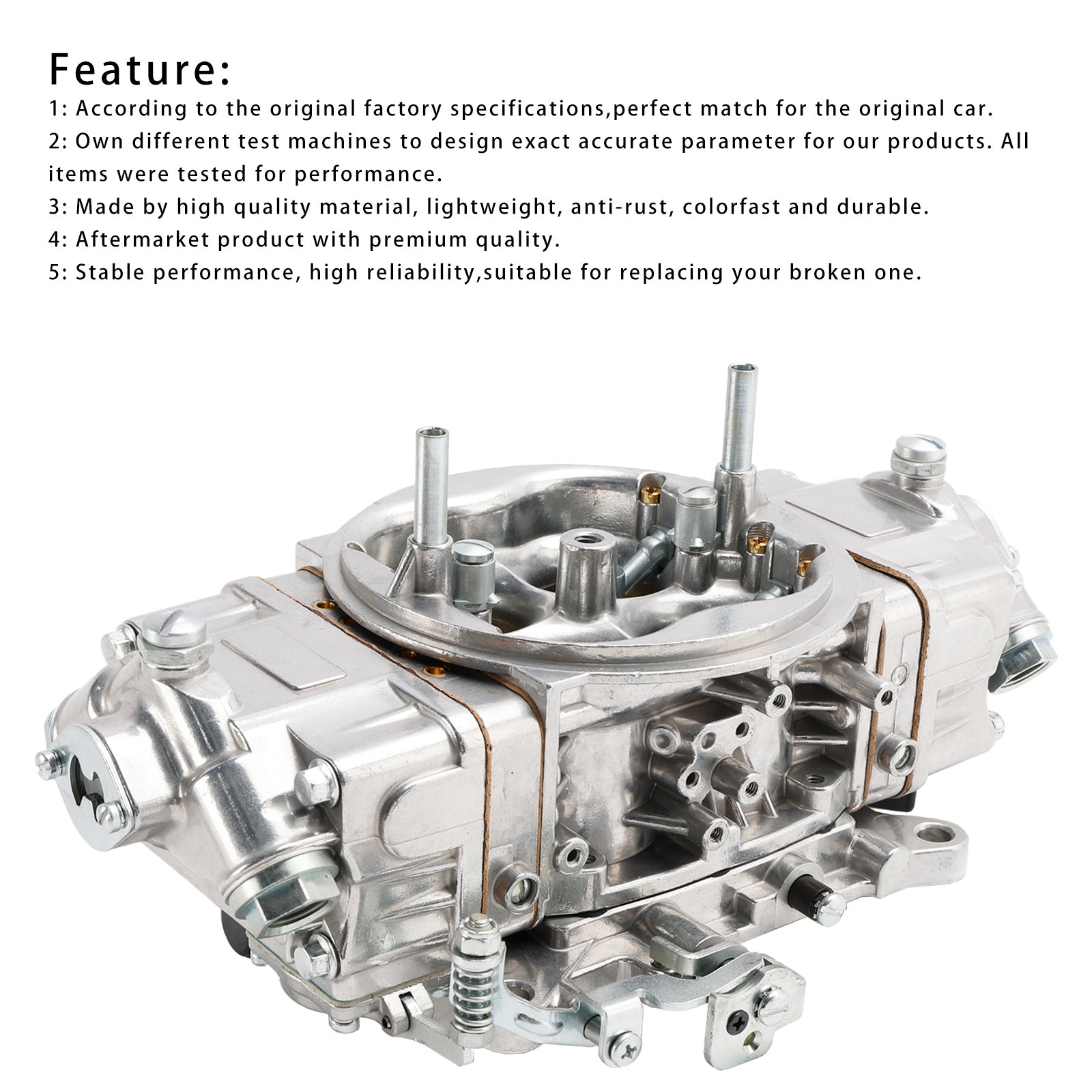 Quick Fuel 850 CFM Carburetor 4150 Mechanical BR67201 For Holley Brawler Race