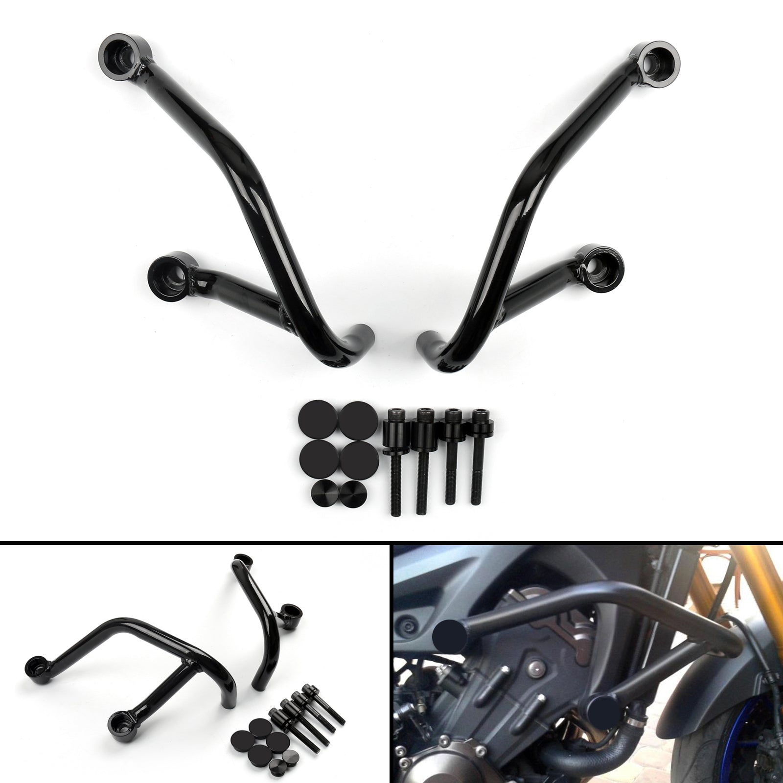 Yamaha MT-09 MT09 2014-2016 Front Engine Guard Crash Bar Protection