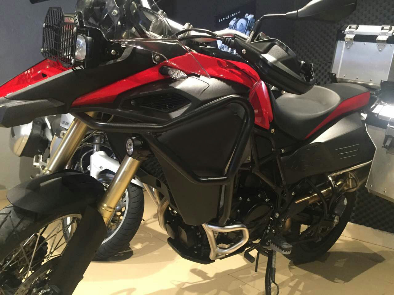 Crash Bars Engine Protection Upper For BMW F800GS Adventure 2014-2016