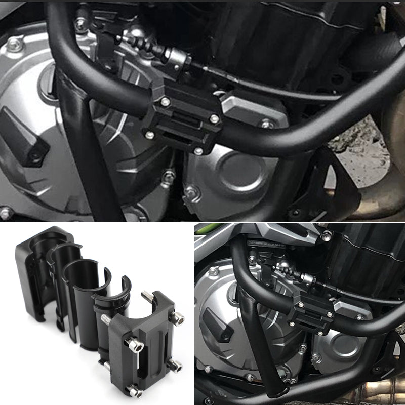 22mm 25mm Motorcycle Engine Frame Bar Protection Guard Ground Crash Slider Pads