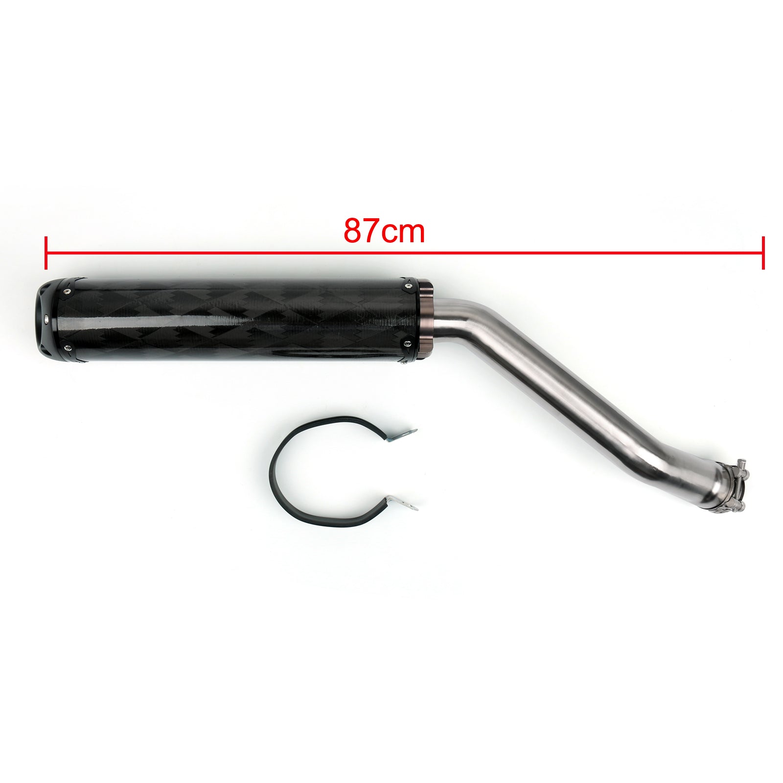 Exhaust Pipe Slip-On Muffler For Kawasaki ZX-10R ZX10R NINJA 2008 2009 2010