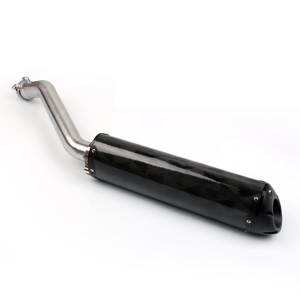 Exhaust Pipe Slip-On Muffler For Kawasaki ZX-10R ZX10R NINJA 2008 2009 2010